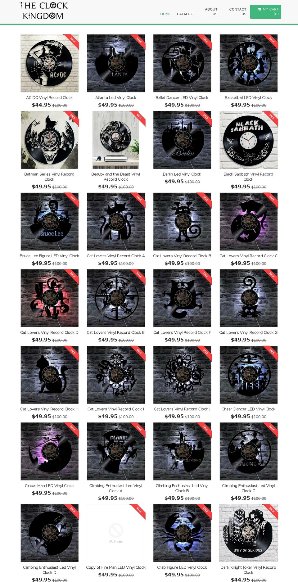 theclockkingdom.com — Shopify storefront screenshot