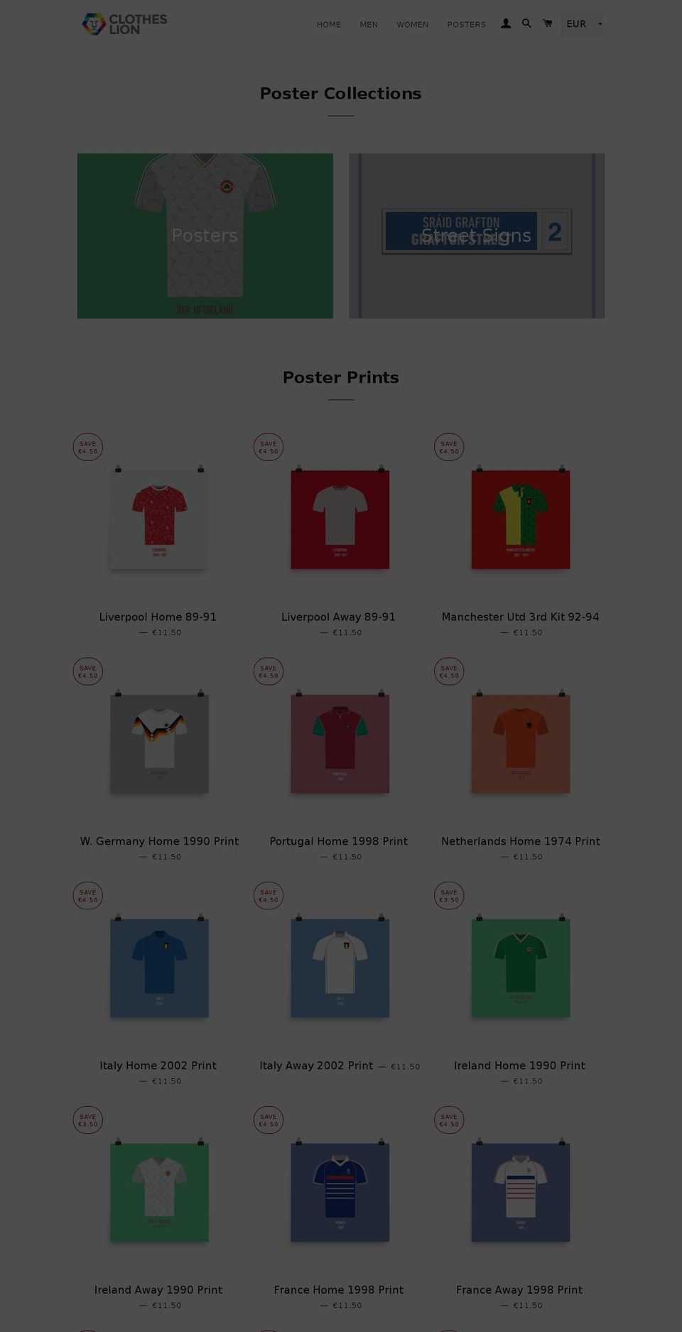 theclotheslion.com shopify website screenshot