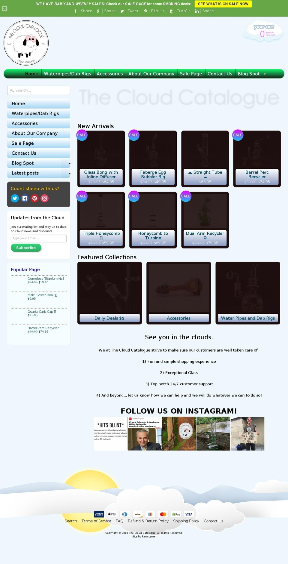 Copy of Copy of Sunrise Shopify theme site example thecloudcatalogue.com