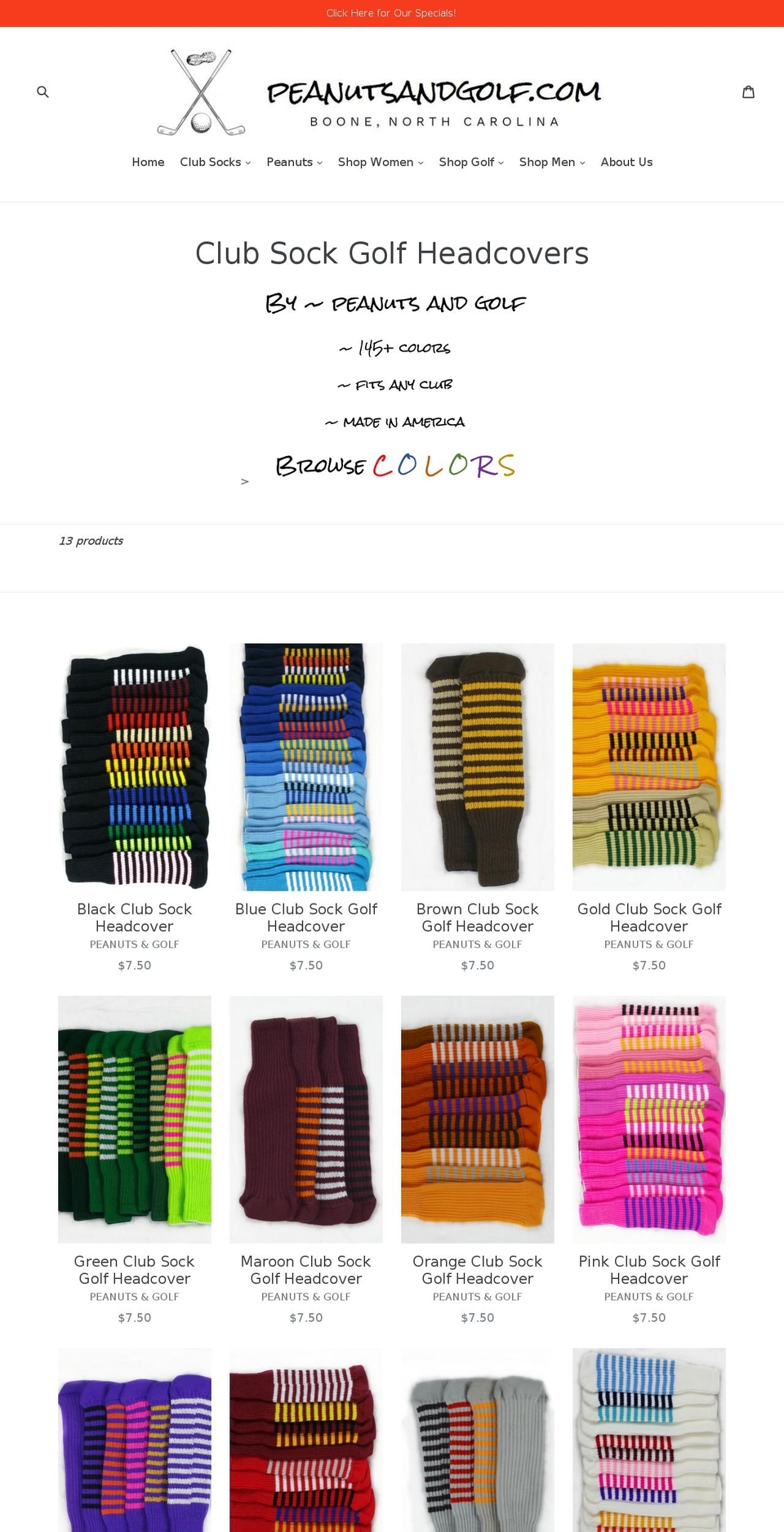 theclubsocks.com shopify website screenshot