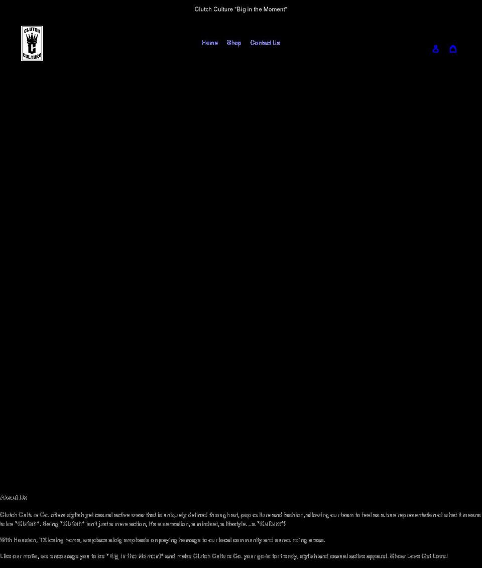 theclutchculture.com shopify website screenshot