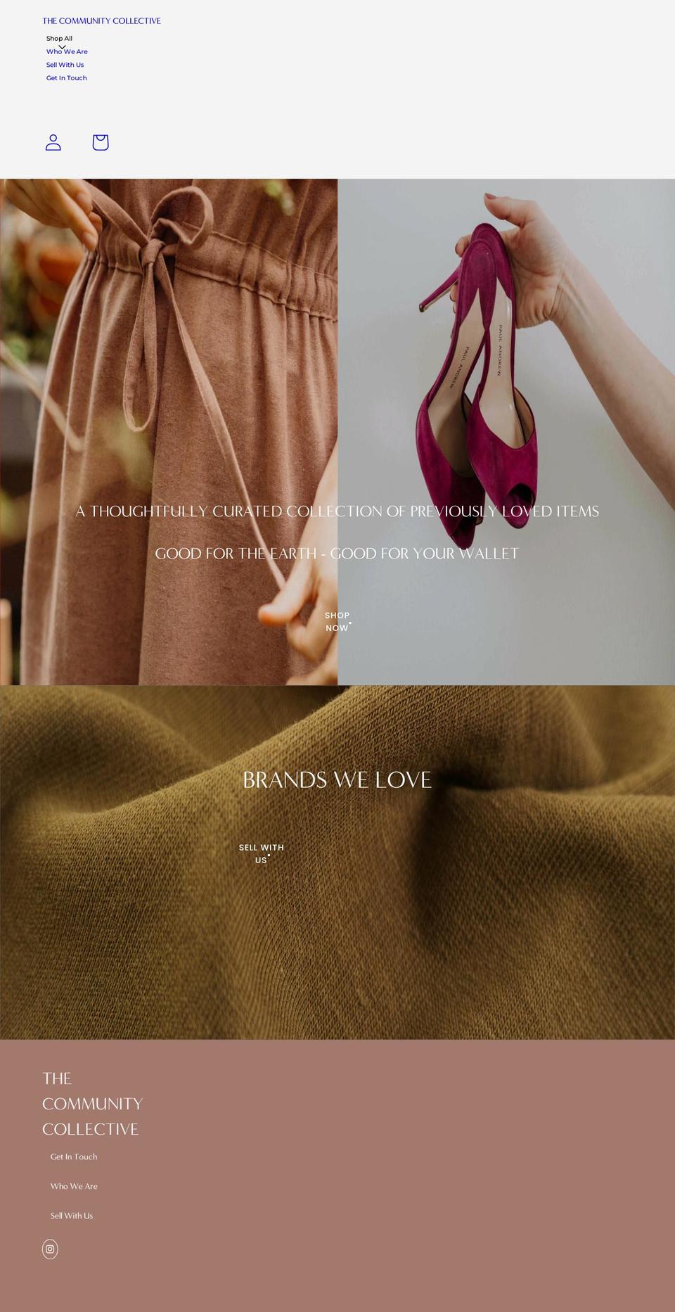 thecococloset.com shopify website screenshot