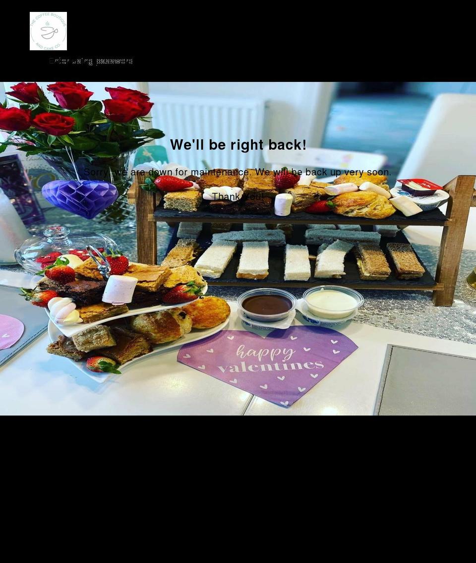 thecoffeeboutiquemk.co.uk shopify website screenshot