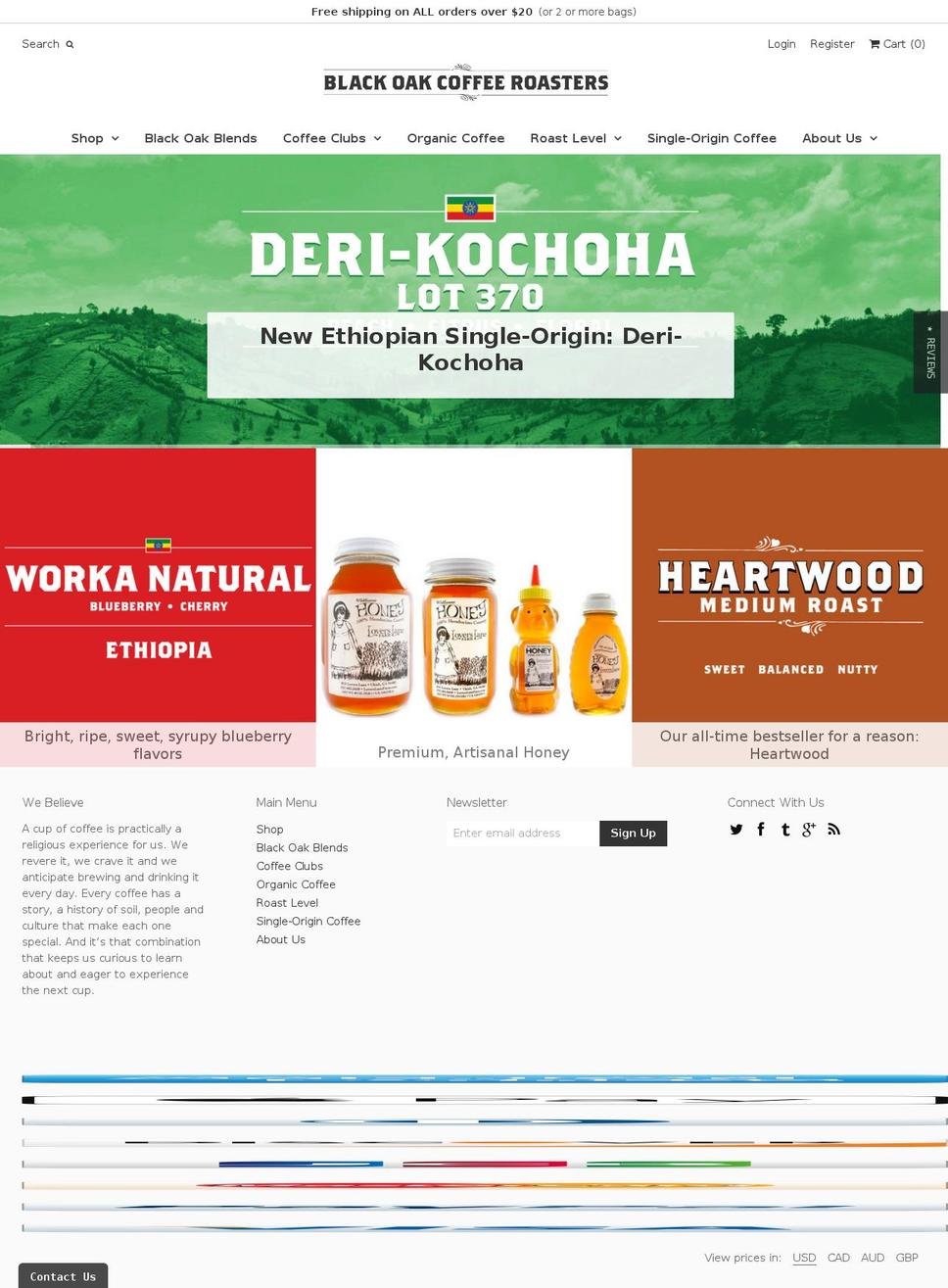 Black Oak Weekend 013117 - Bold Fix Shopify theme site example thecoffeecritic.com