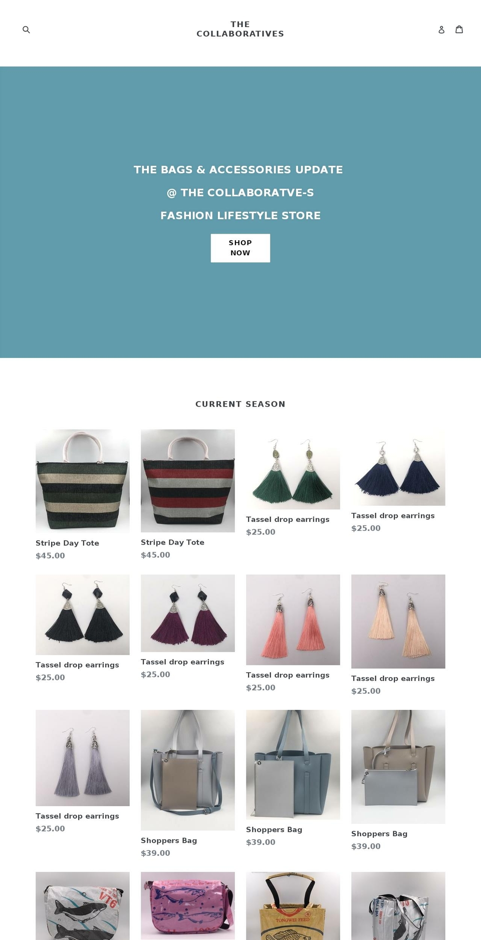 thecollaborative-sfashionlifestyle.com — Shopify storefront screenshot