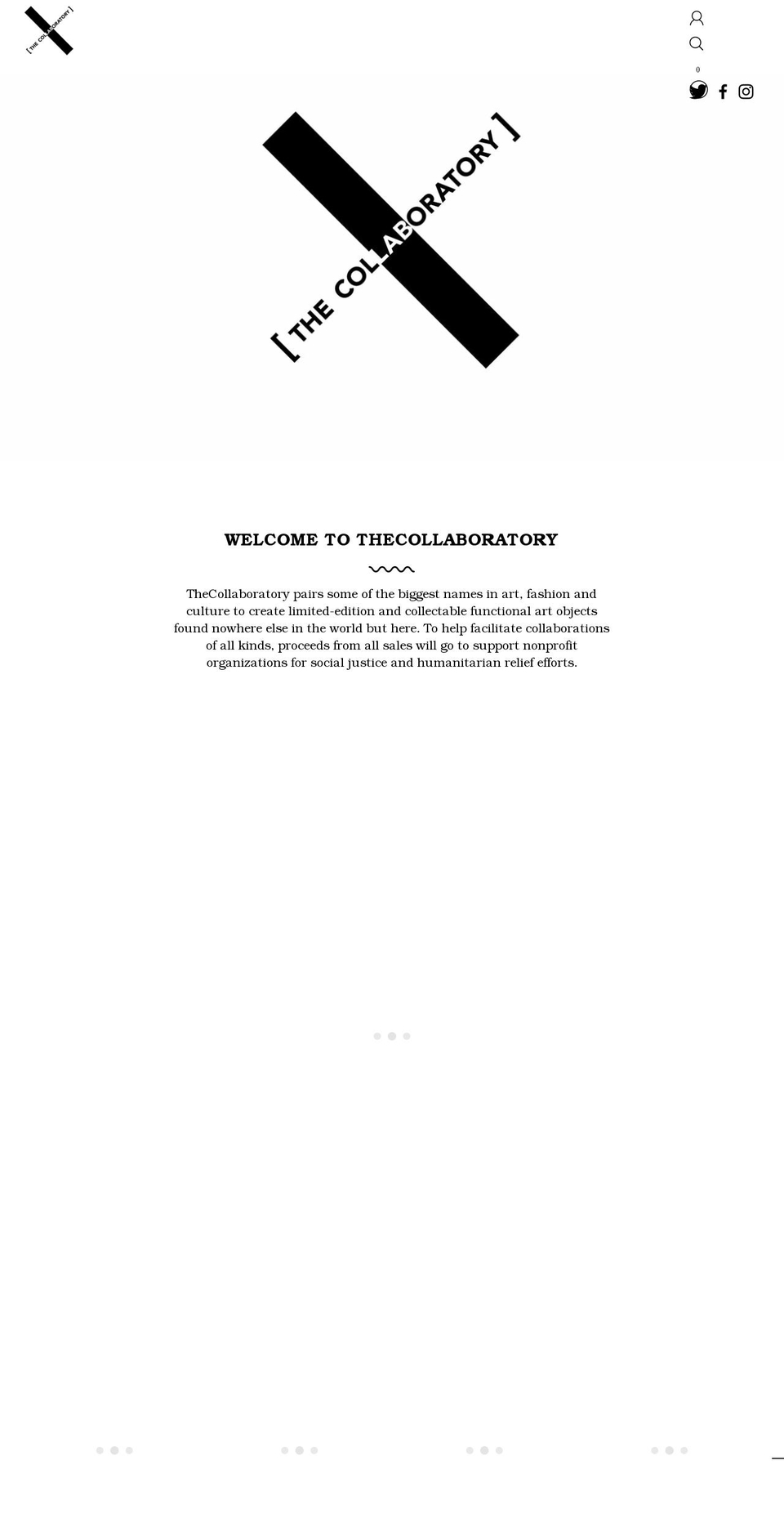 thecollaboratory.shop shopify website screenshot