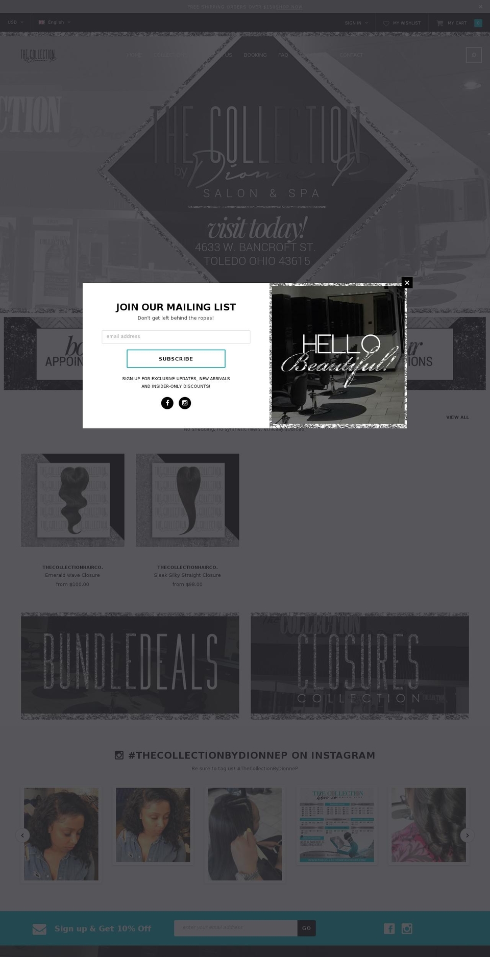 evolve-theme-package-1-0-0 Shopify theme site example thecollectionbydionnep.com