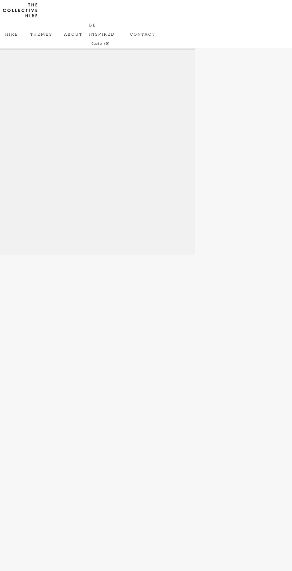 thecollectivehire.com.au shopify website screenshot