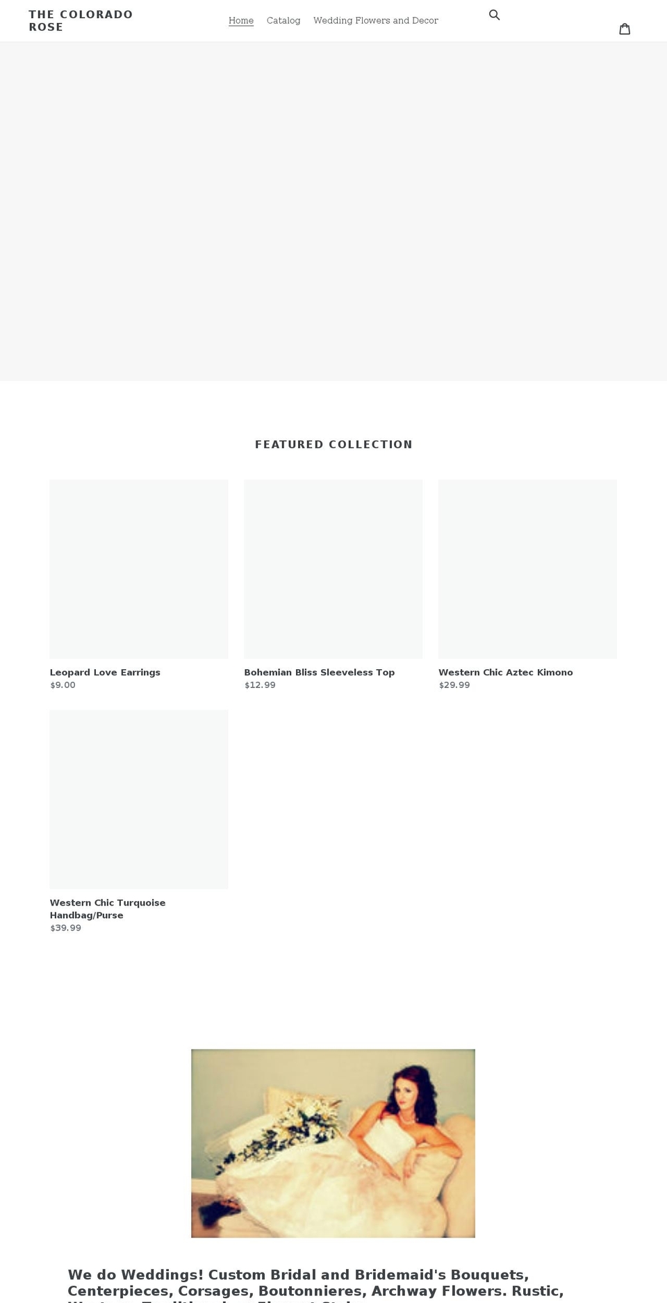 thecoloradorose.com shopify website screenshot