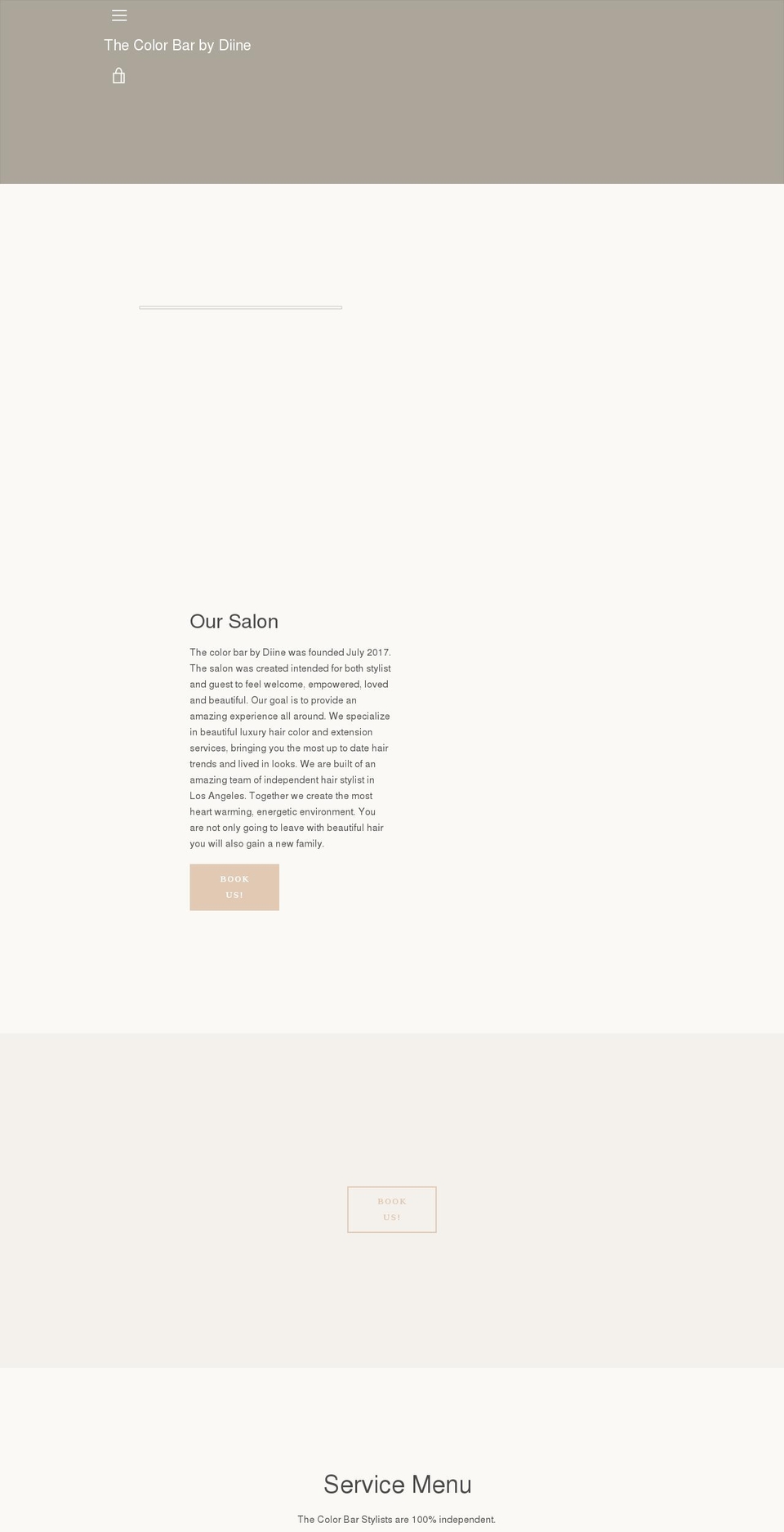 thecolorbarbydiine.com shopify website screenshot