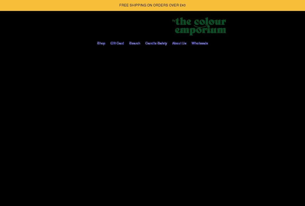thecolouremporium.com shopify website screenshot