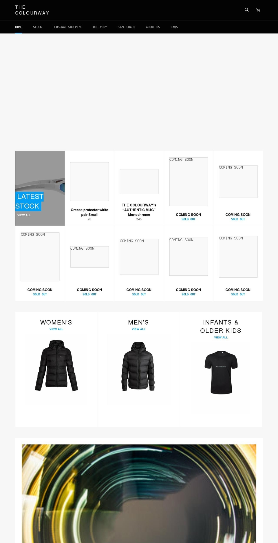 thecolourway.co.uk shopify website screenshot