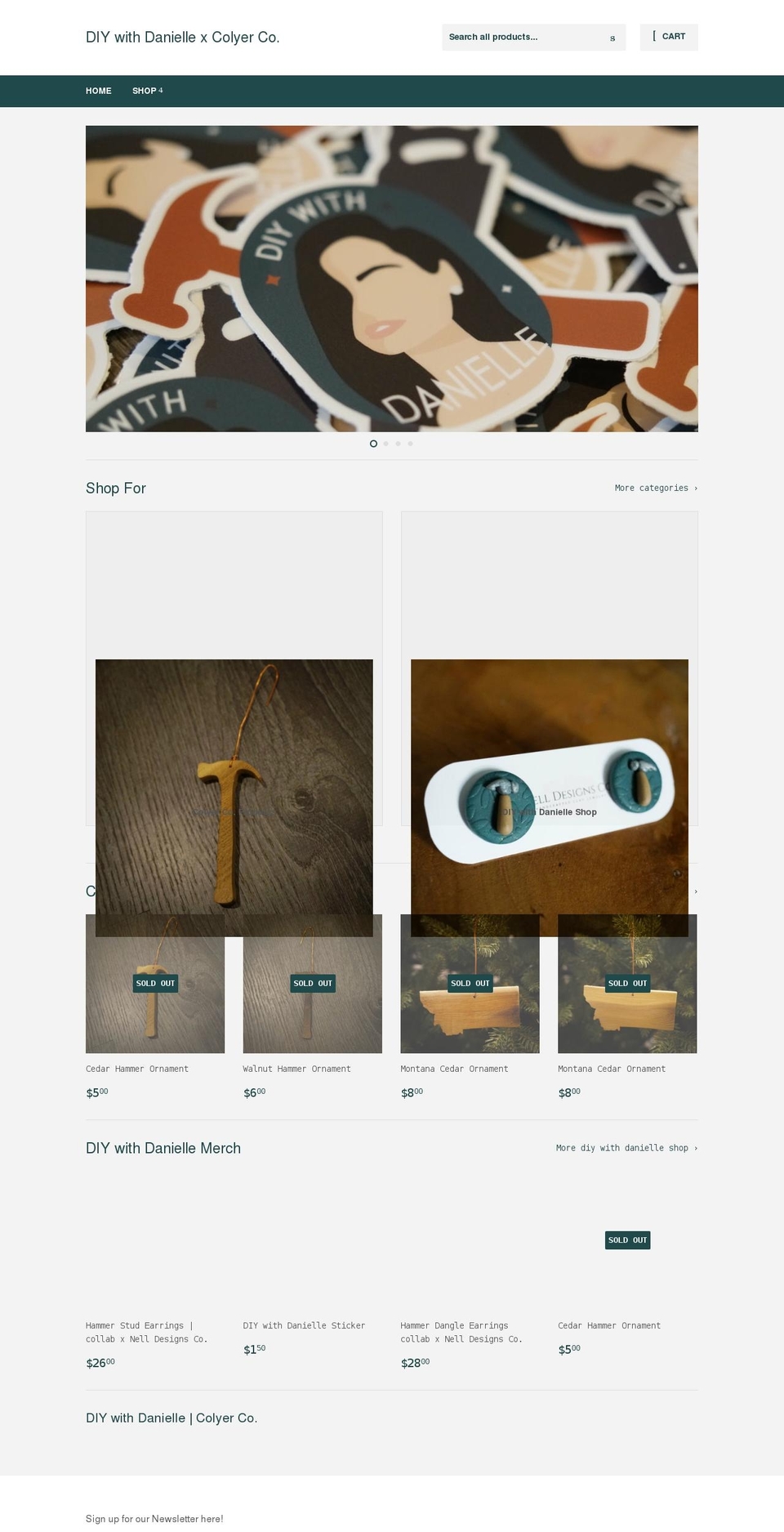 thecolyerco.com shopify website screenshot