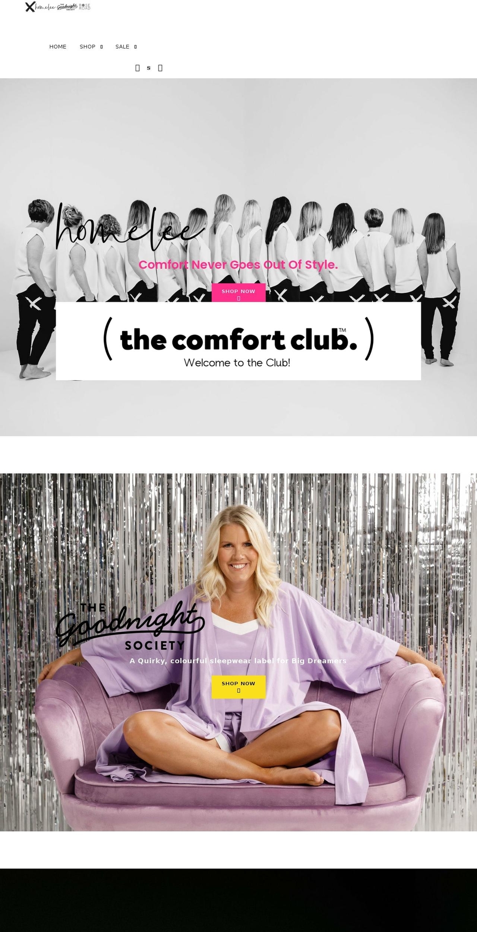 thecomfortclub.co.nz shopify website screenshot