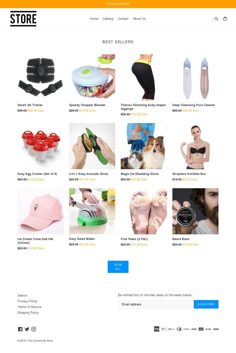 thecommunitystore.co shopify website screenshot