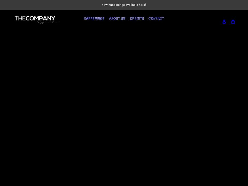 thecompanyberlin.com shopify website screenshot