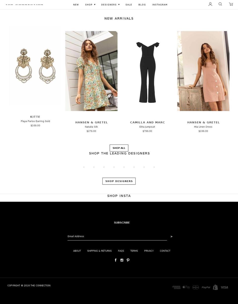 Ira Shopify theme site example thecon-nection.com