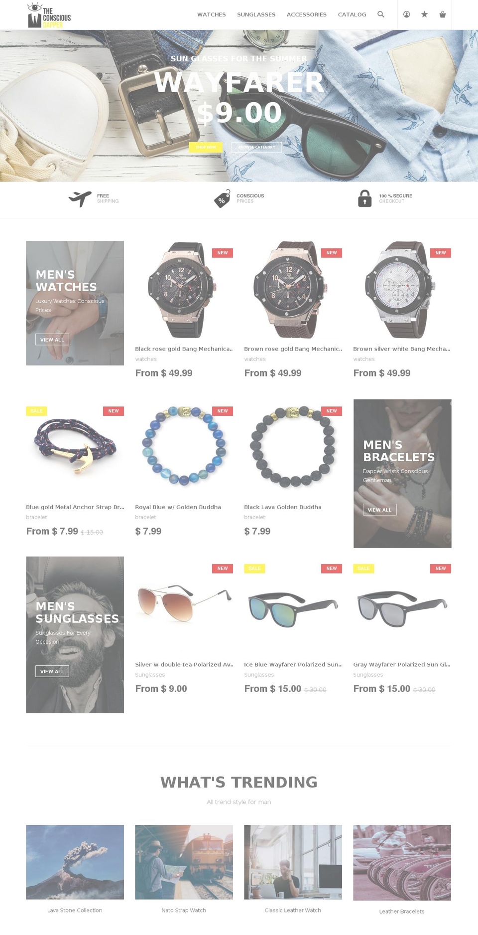 hosoren-index-header2 Shopify theme site example theconsciousdapper.com