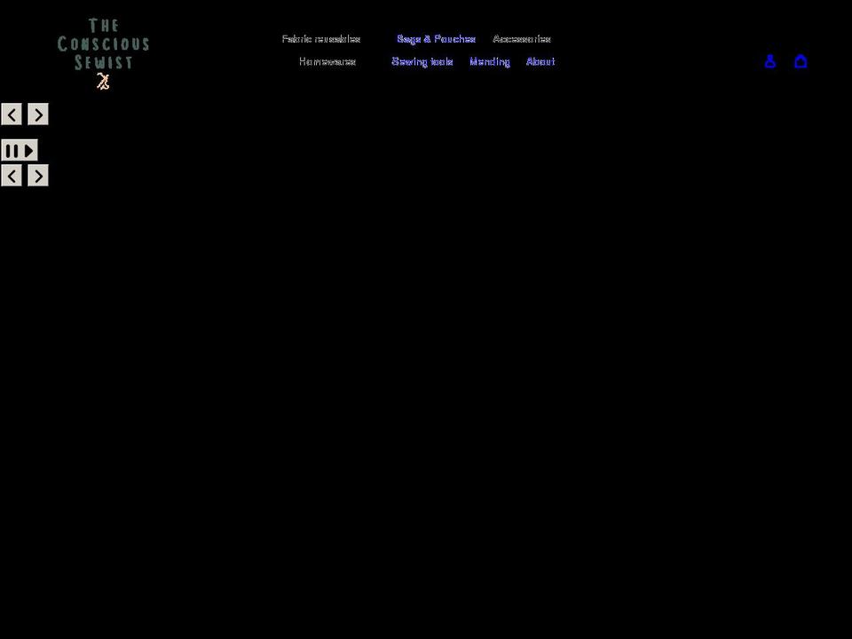theconscioussewist.co.uk shopify website screenshot