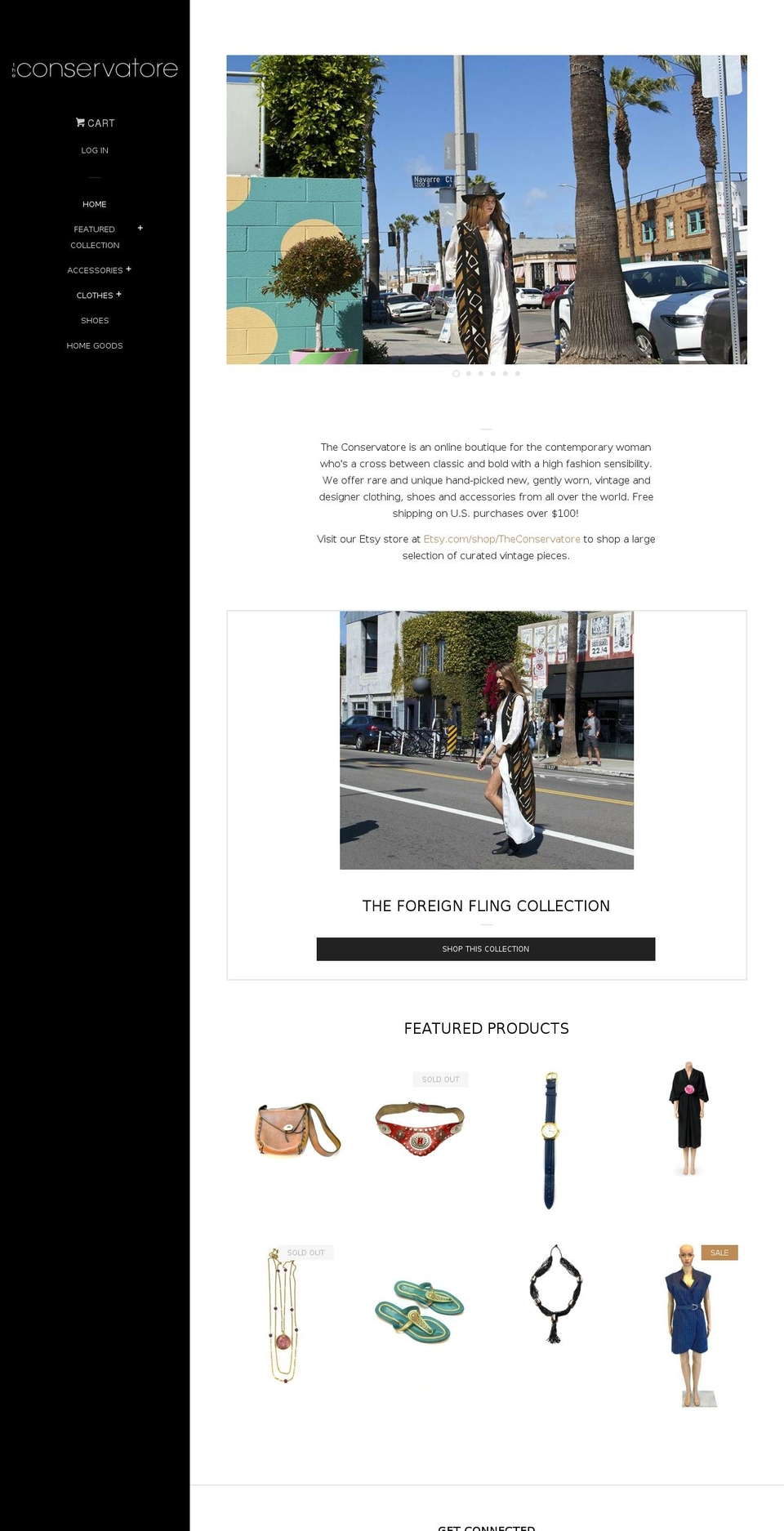 theconservatore.net shopify website screenshot
