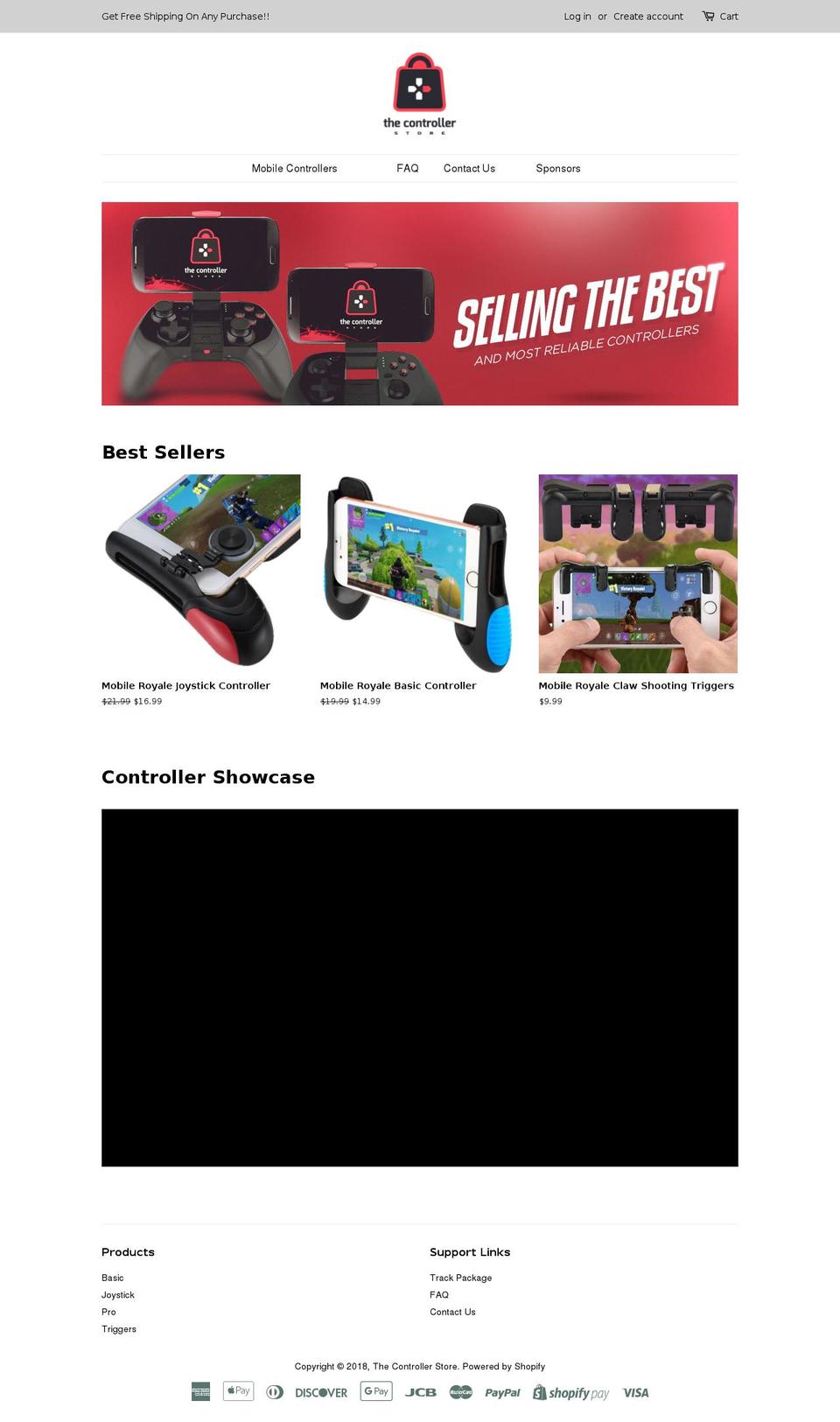 thecontrollerstore.com — Shopify storefront screenshot