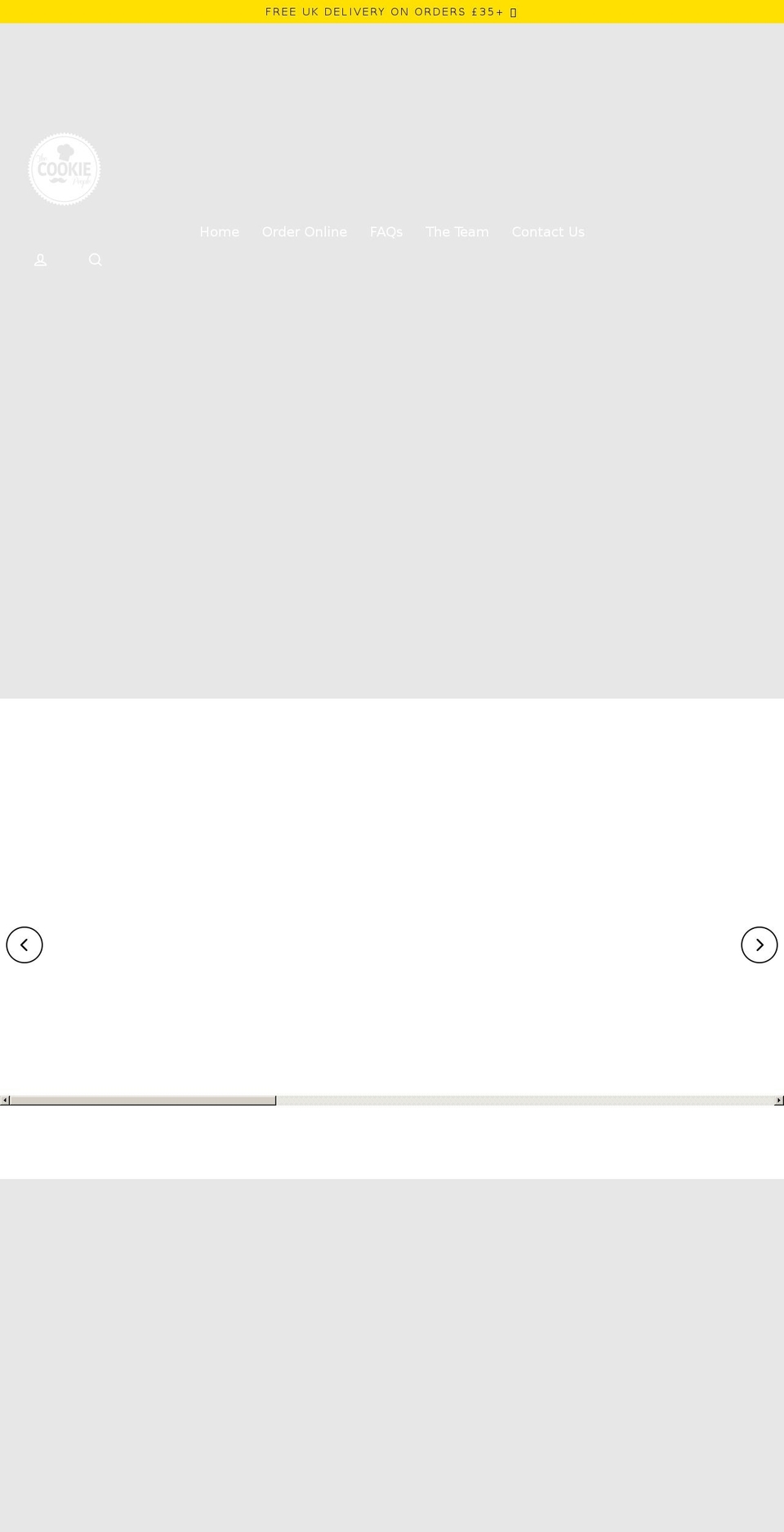 thecookiepeople.co.uk shopify website screenshot