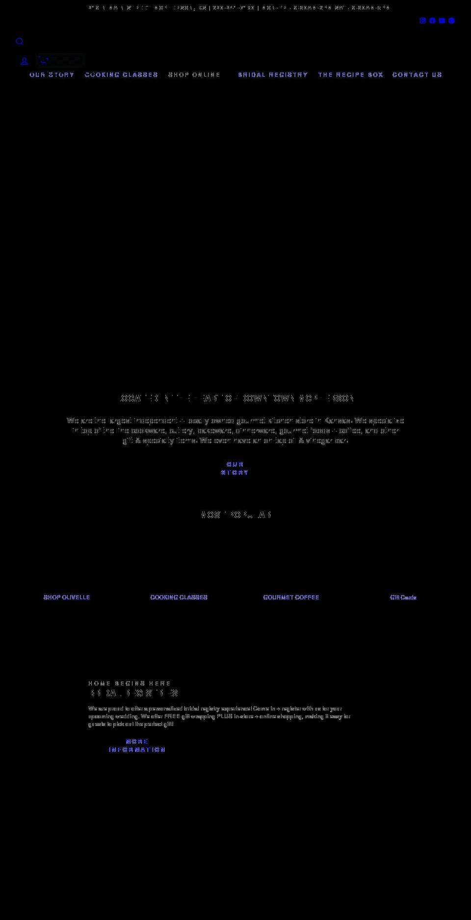 thecooksnookmcpherson.com shopify website screenshot