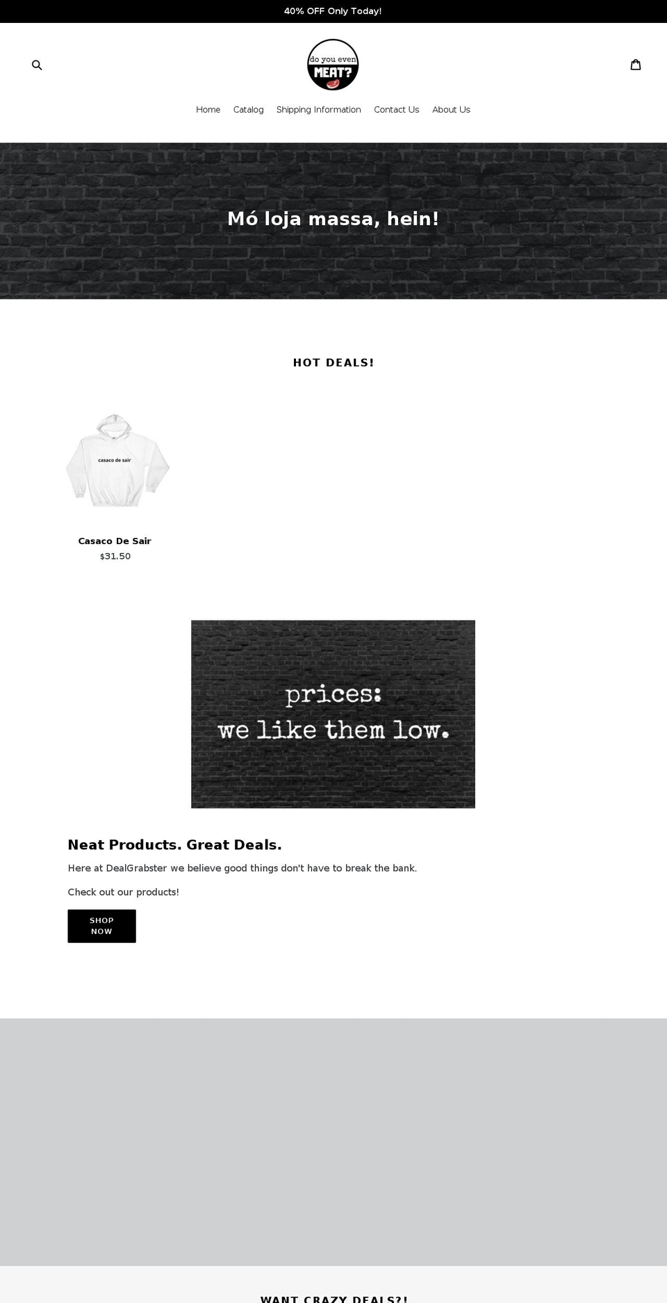 thecooleststoreonearth.com shopify website screenshot