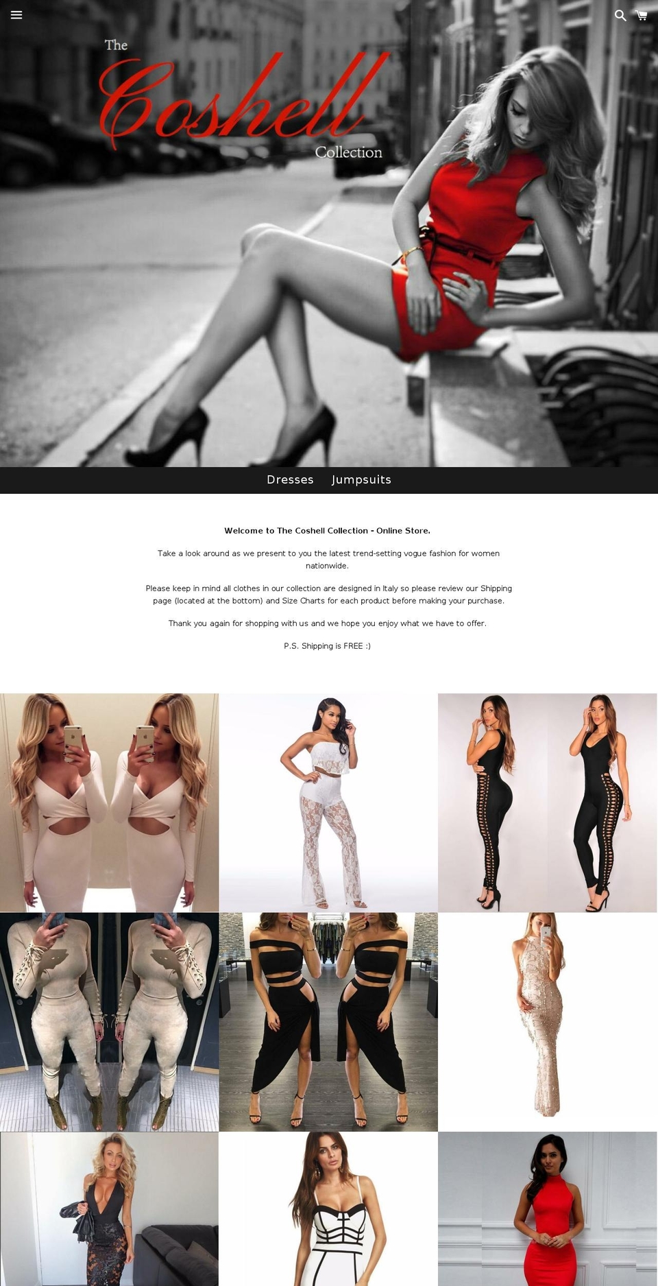 thecoshell.com — Shopify storefront screenshot