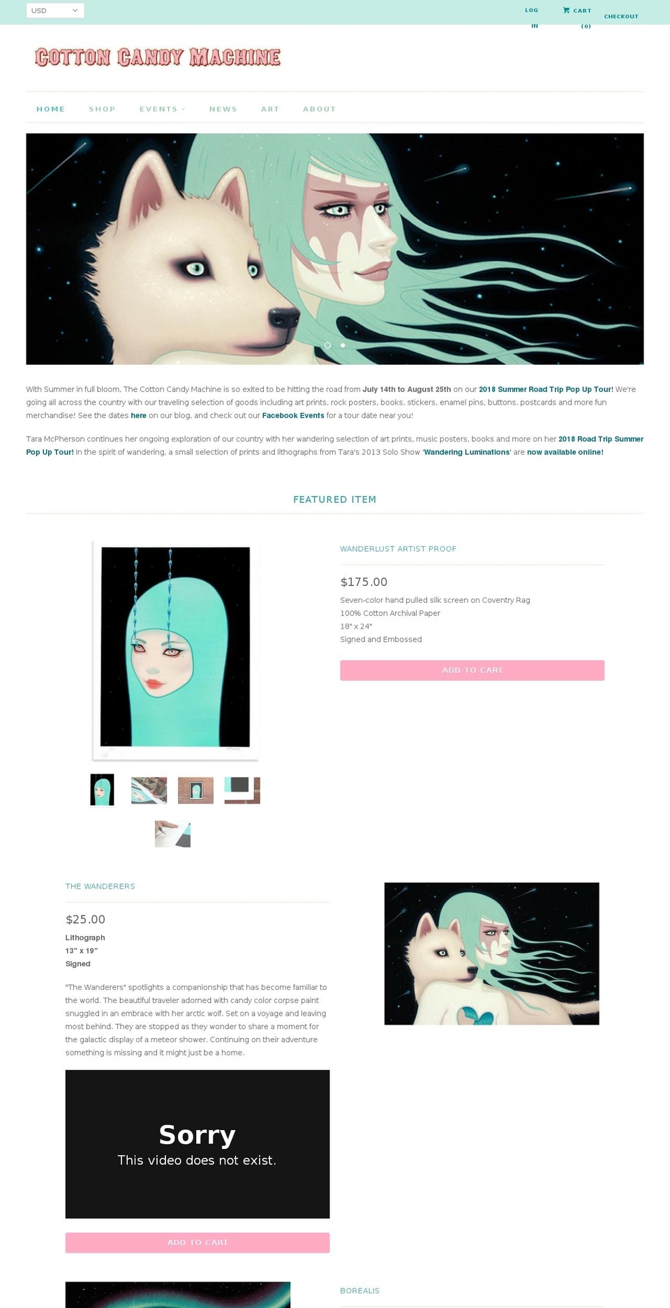 thecottoncandymachine.com shopify website screenshot