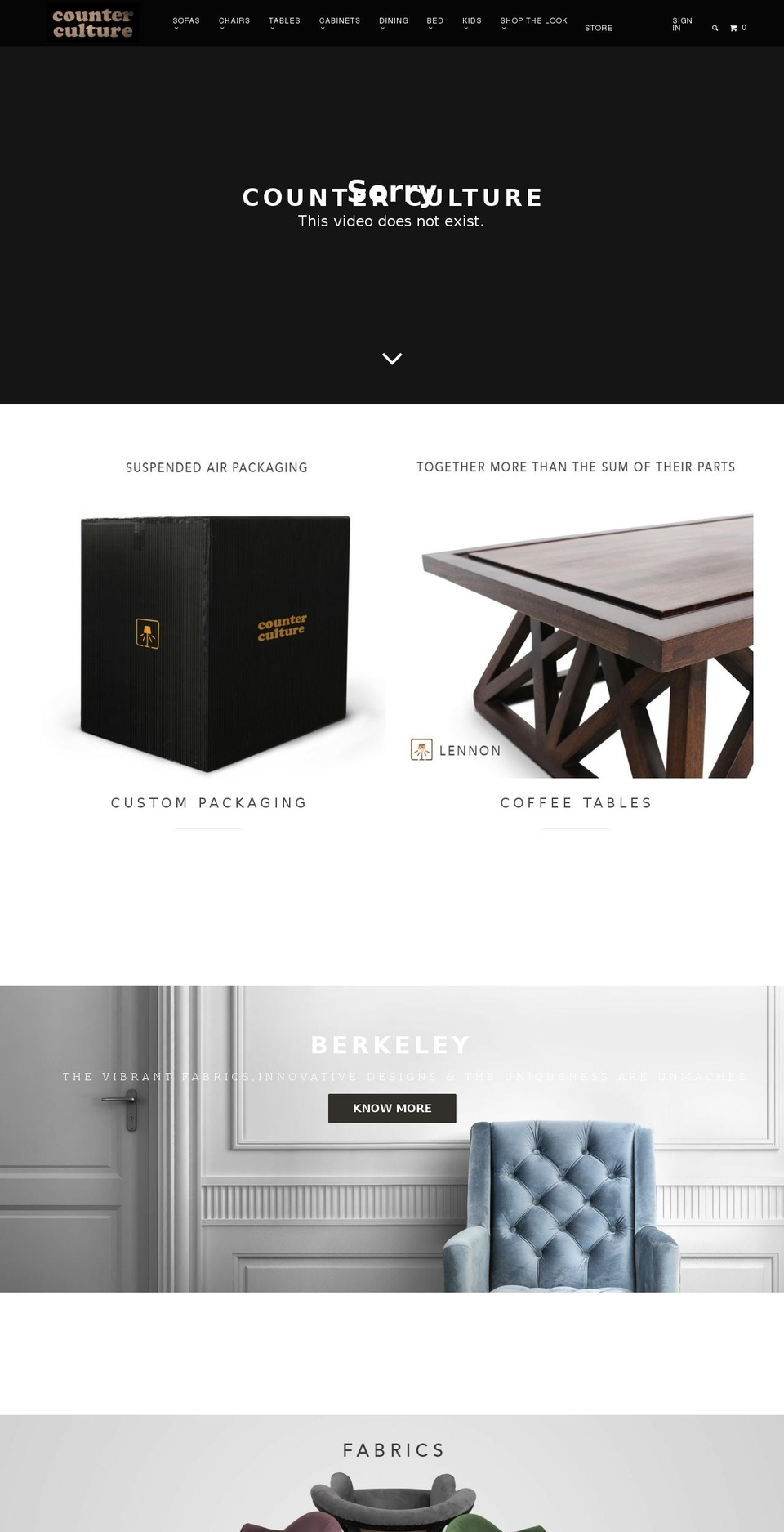 thecounterculture.com shopify website screenshot