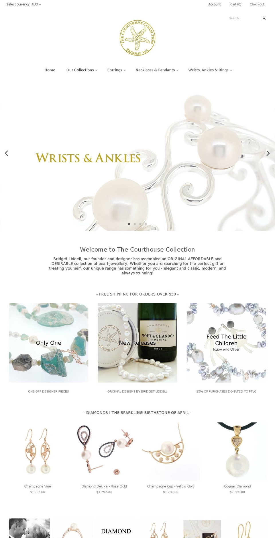 thecourthousecollection.com shopify website screenshot