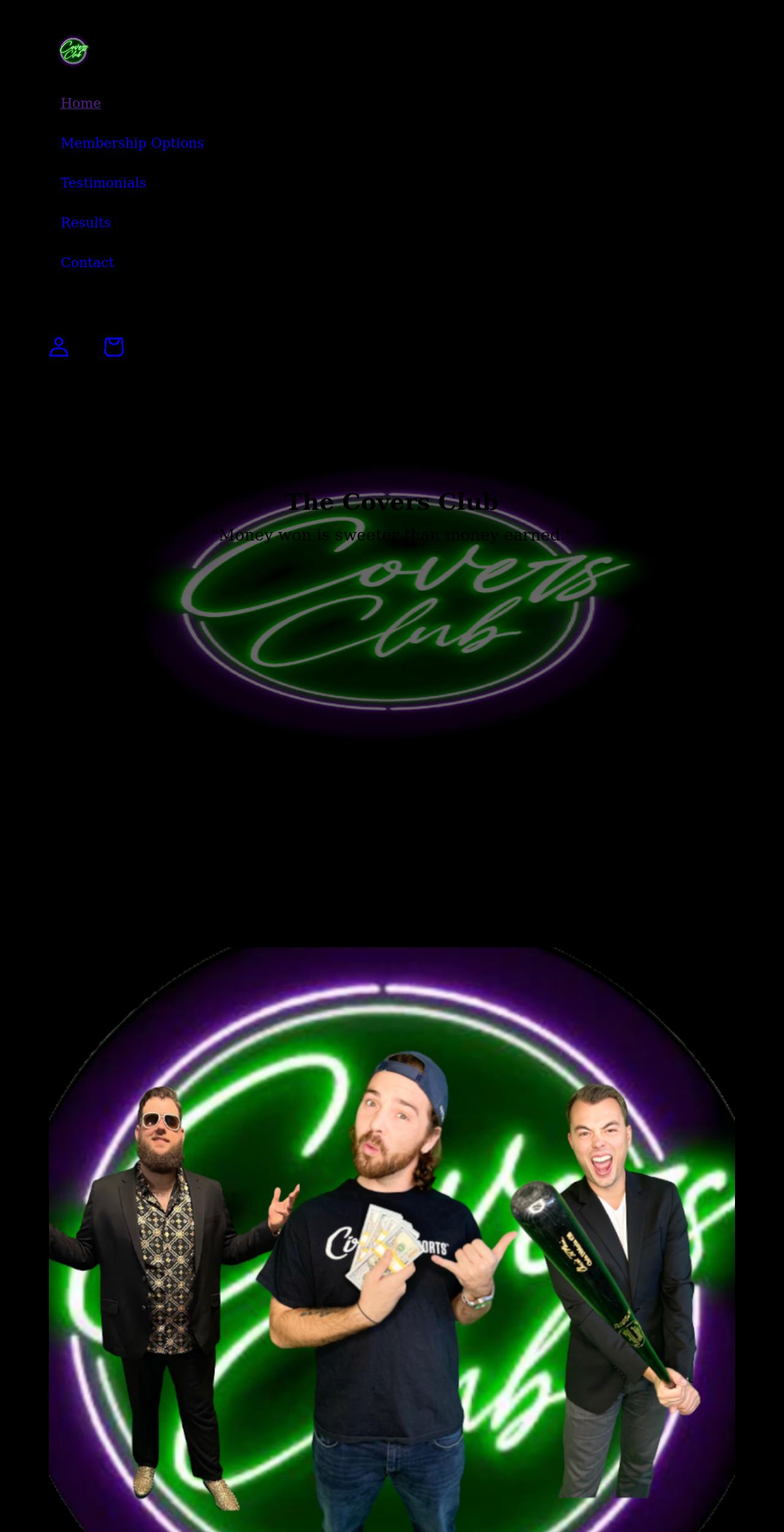 thecoversclub.com shopify website screenshot
