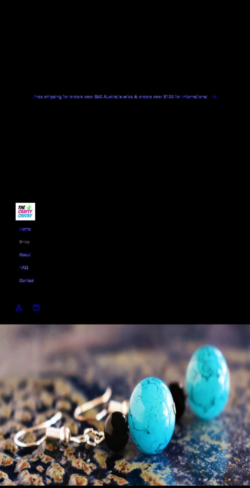 thecraftychicky.com shopify website screenshot