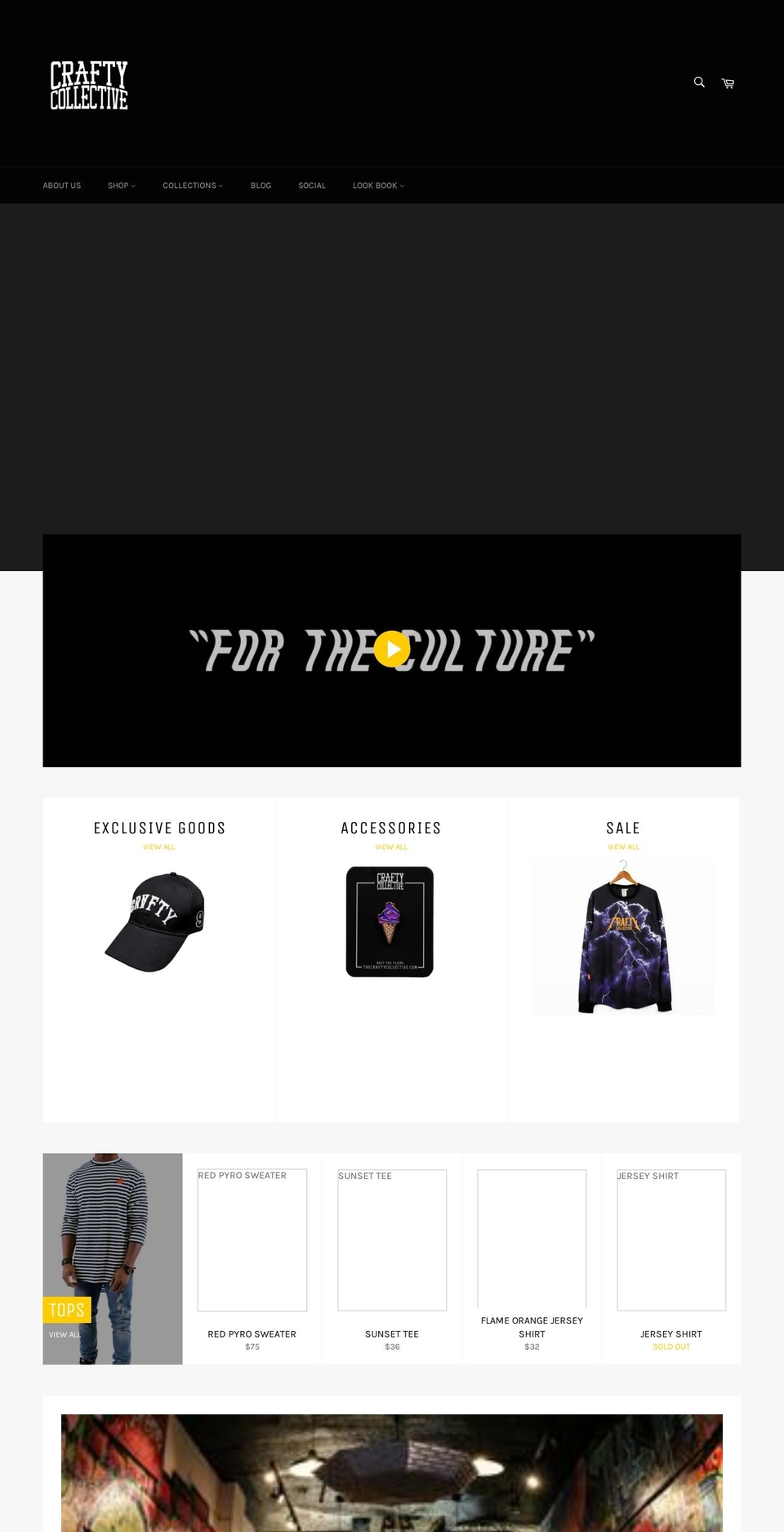 thecraftycollective.com — Shopify storefront screenshot