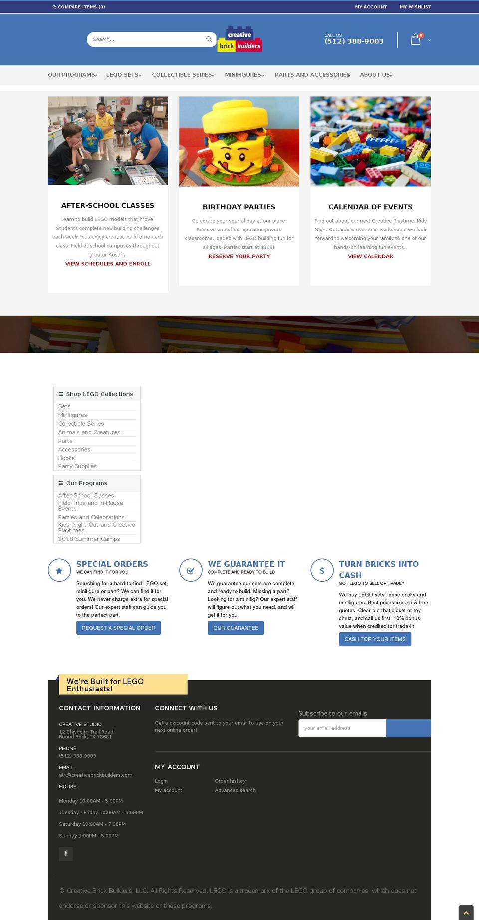 thecreationplace.com shopify website screenshot