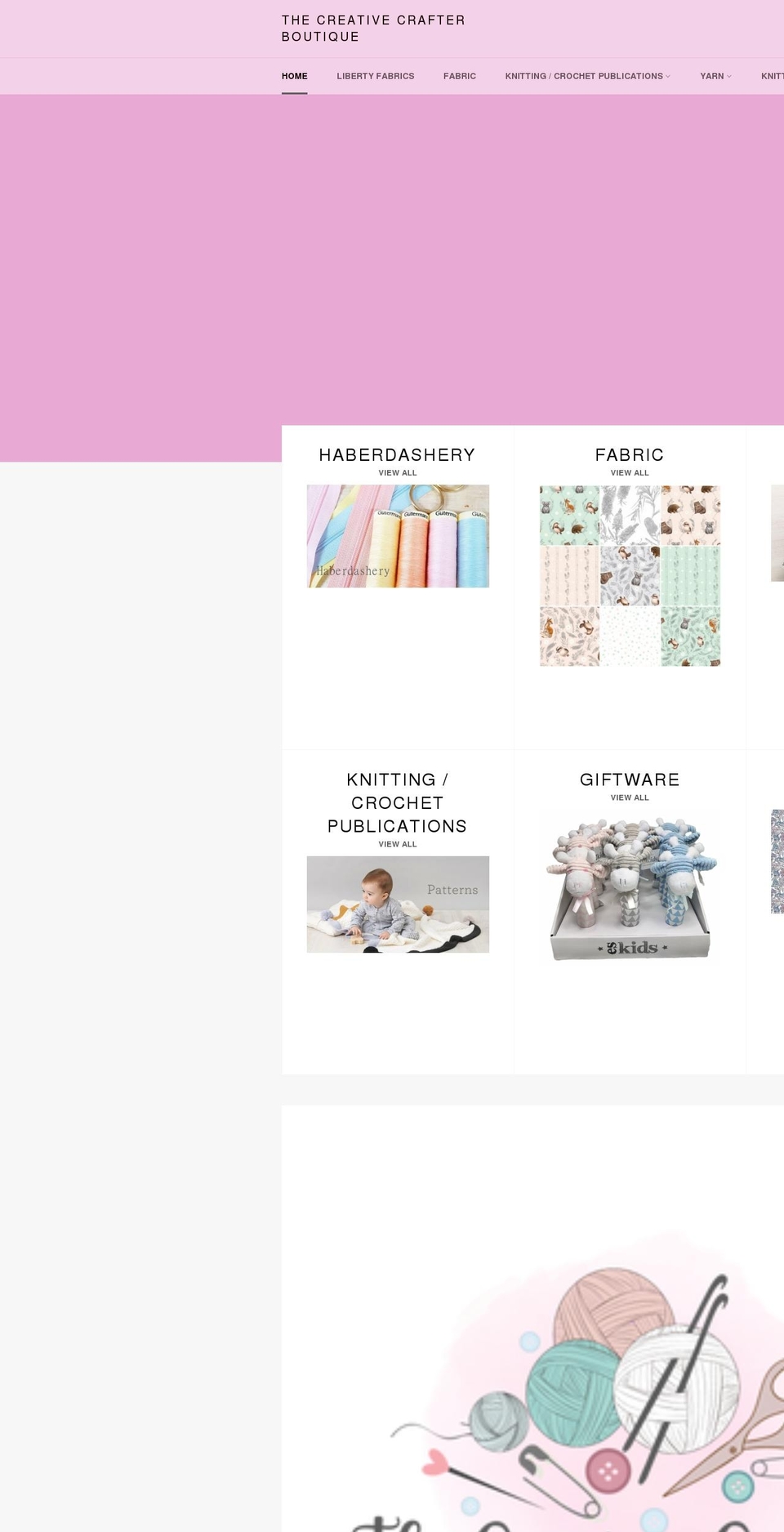 thecreativecrafterboutique.com.au shopify website screenshot