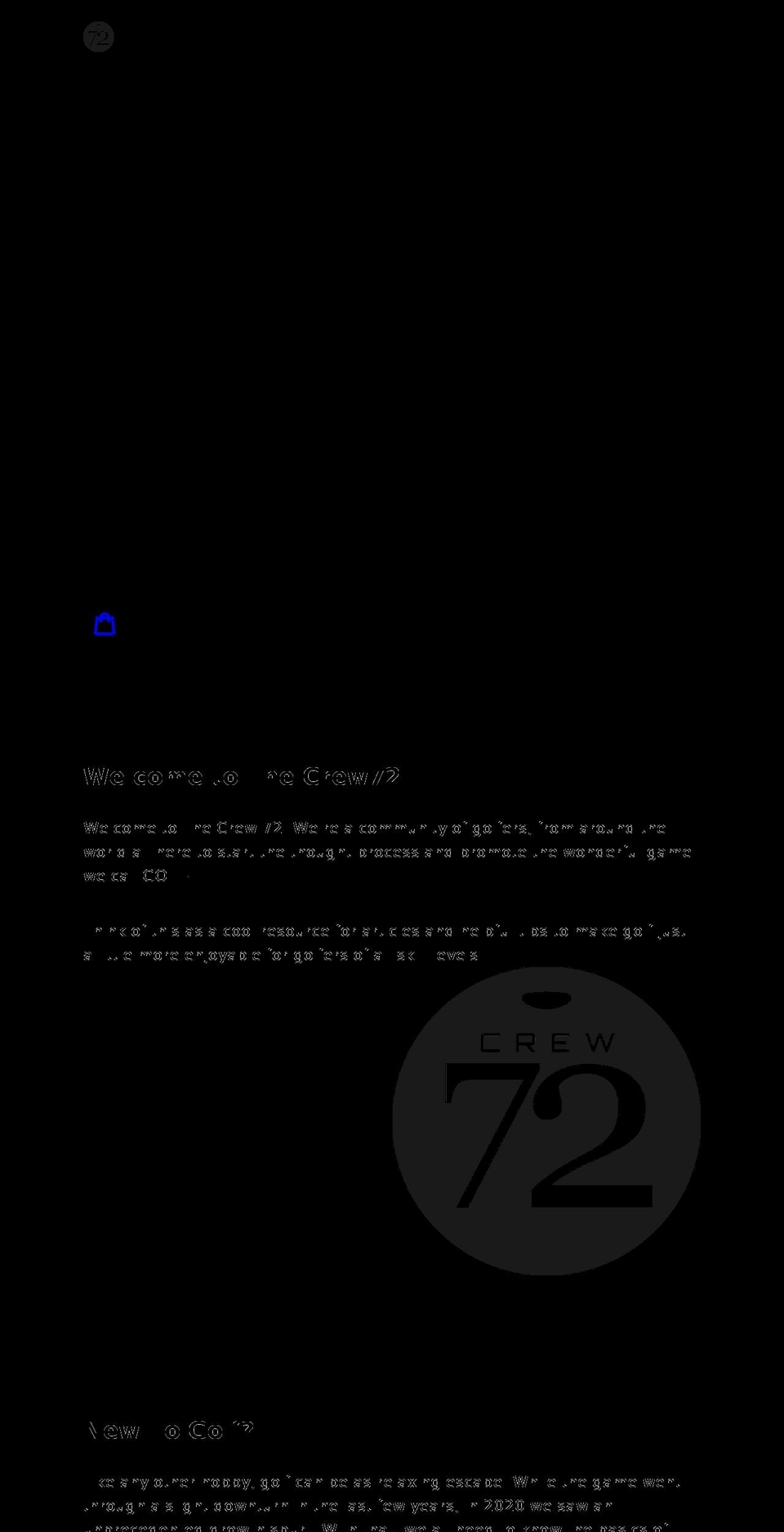 thecrew72.com shopify website screenshot