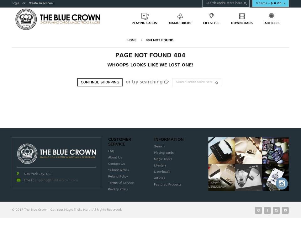thecrowndeck.com shopify website screenshot