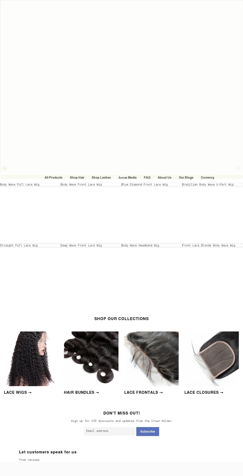 thecrownholder.com shopify website screenshot