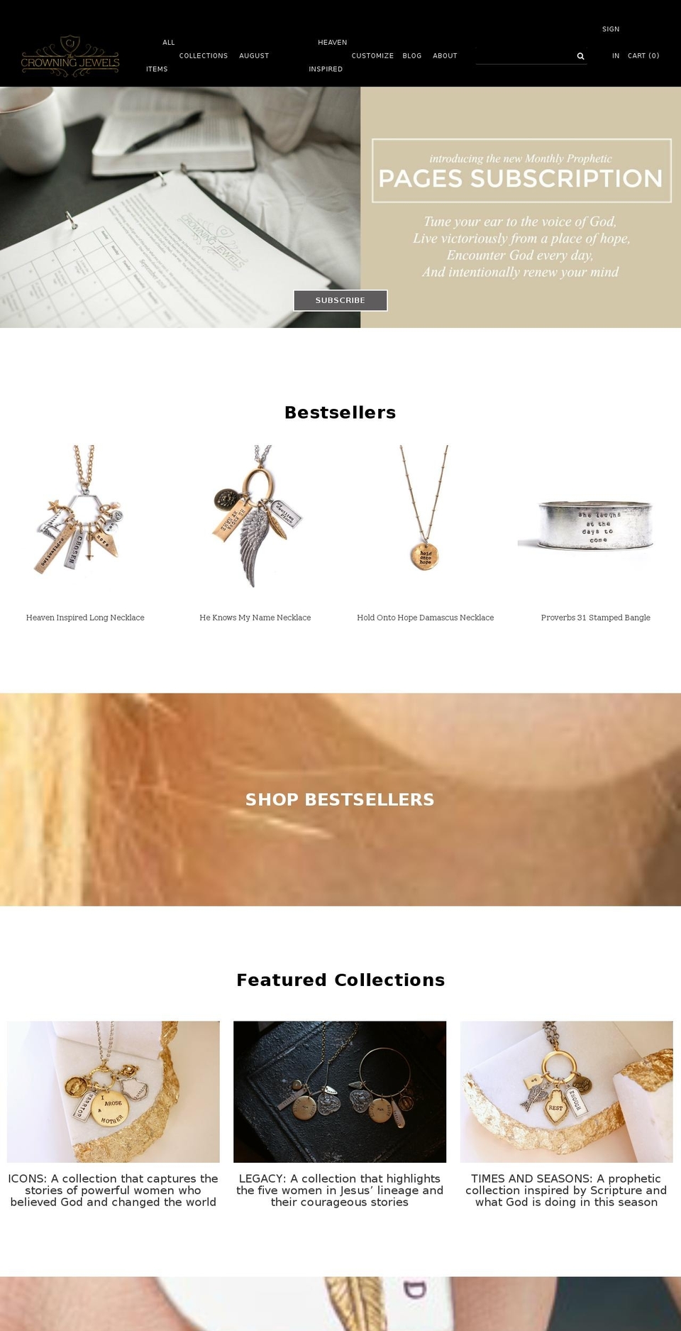 thecrowningjewels.com shopify website screenshot
