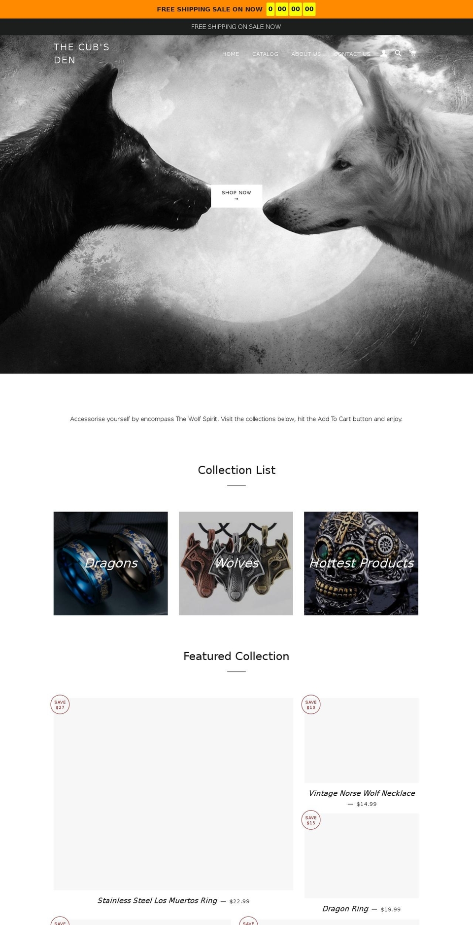 thecubsden.com — Shopify storefront screenshot