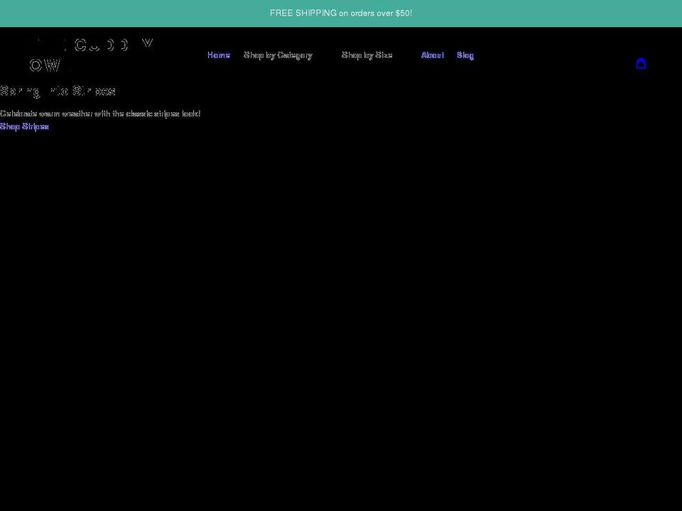 thecuddlyowl.com shopify website screenshot