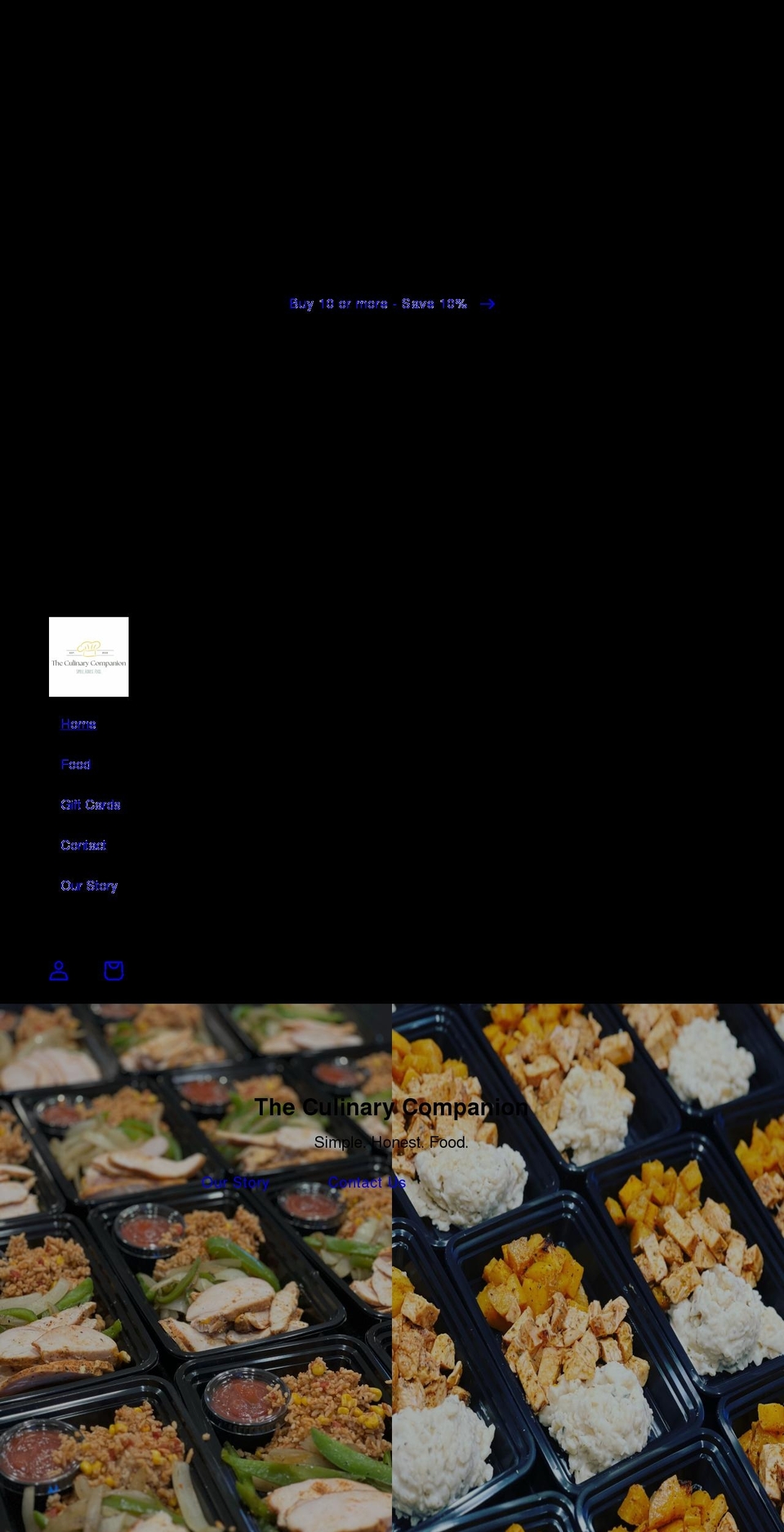 theculinarycompanion.com shopify website screenshot