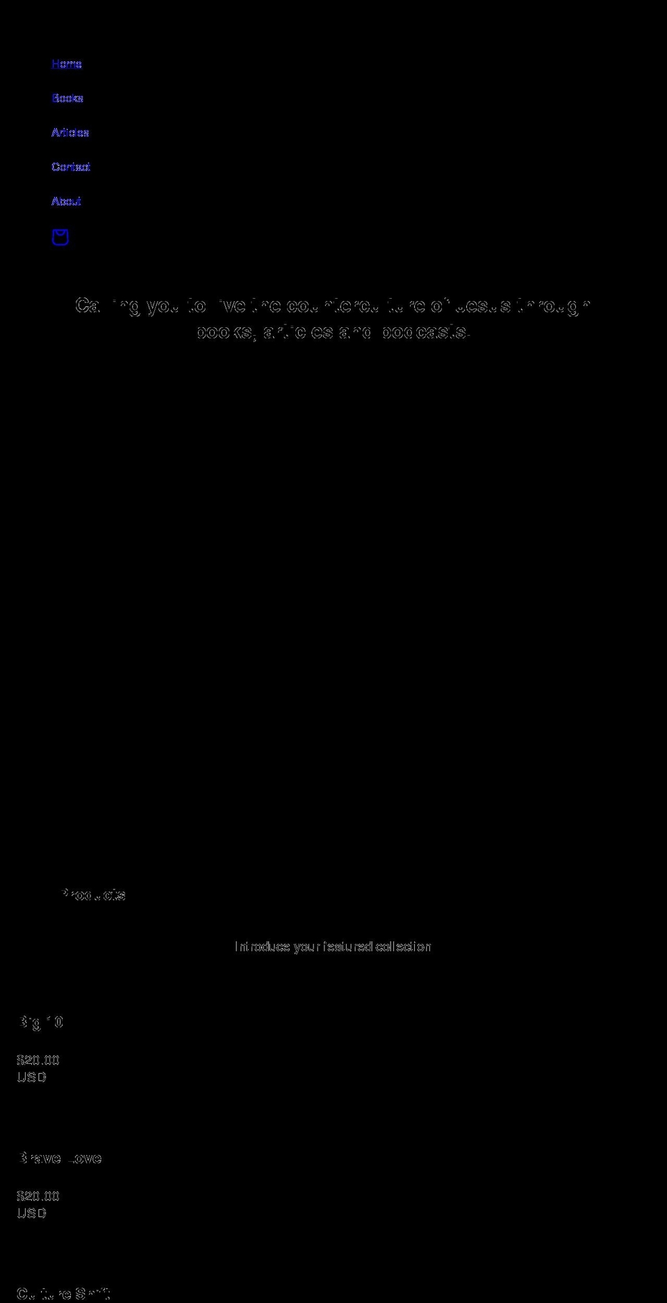 thecultureshift.org shopify website screenshot