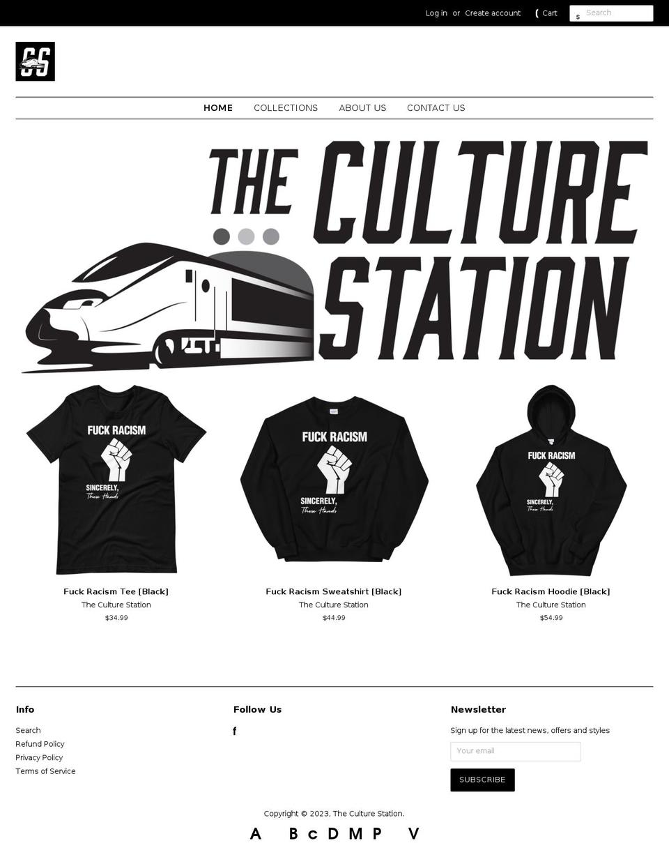 theculturestation.com — Shopify storefront screenshot
