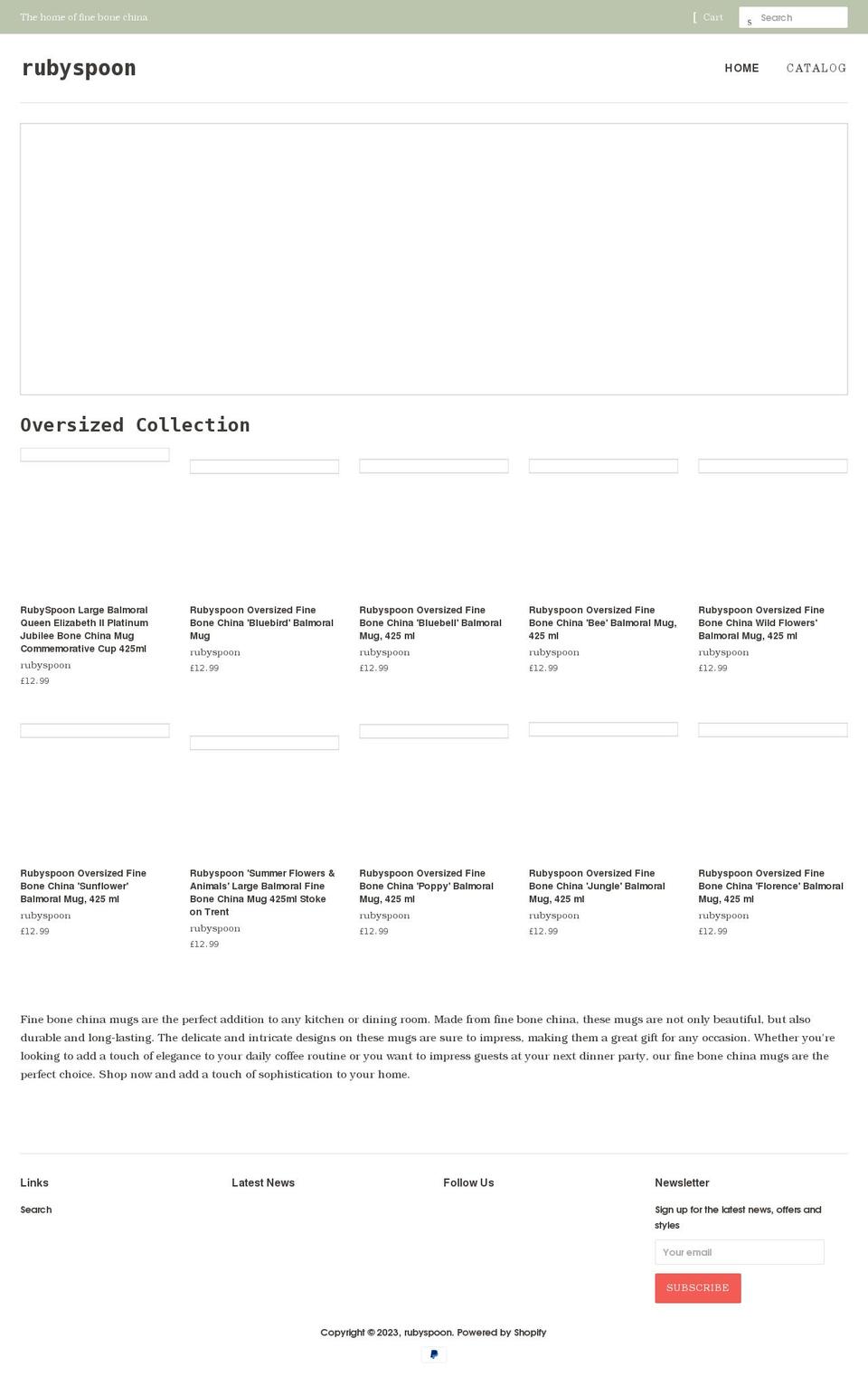 thecup.co.uk shopify website screenshot