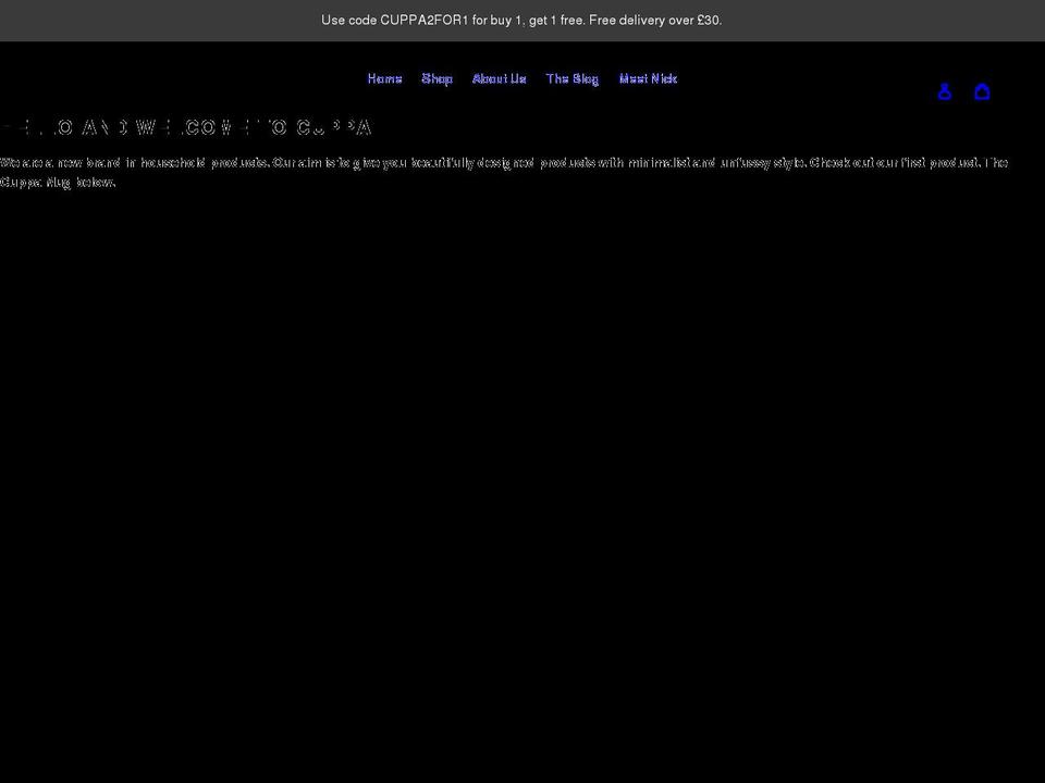 thecuppa.co.uk shopify website screenshot