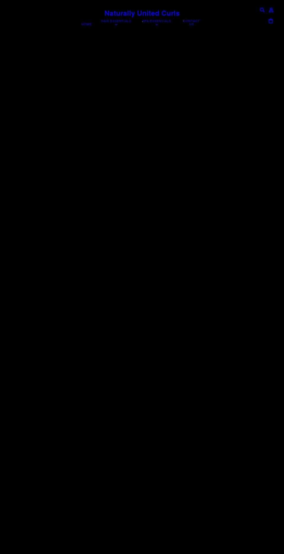 thecurlbae.com — Shopify storefront screenshot