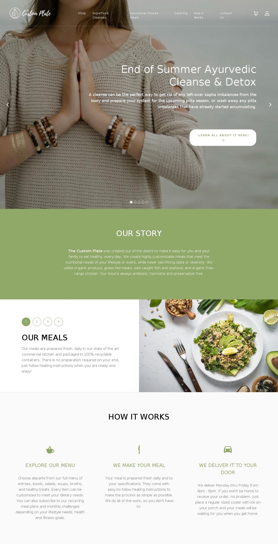 thecustomplate.com shopify website screenshot